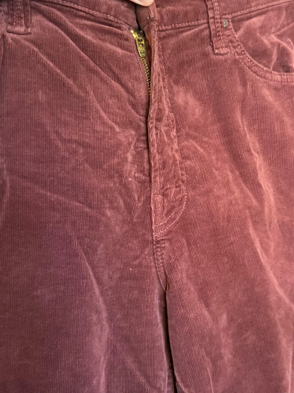 MOTHER Mid Rise Rider Ankle Pants in Hopscotch Brown Size 33 - Picture 4 of 8